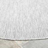 Safavieh Courtyard 5'-3" x 5'-3" Rug in Grey / Grey