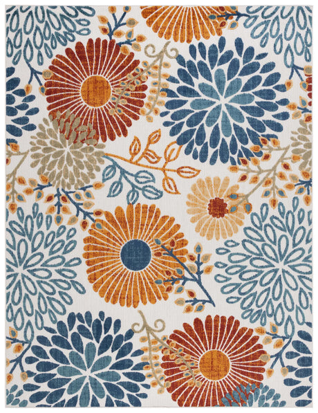 Safavieh Cabana 10'-0" x 14'-0" Rug in Creme / Red