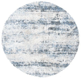Safavieh Berber Shag 200 6'-7" x 6'-7" Rug in Ivory / Grey