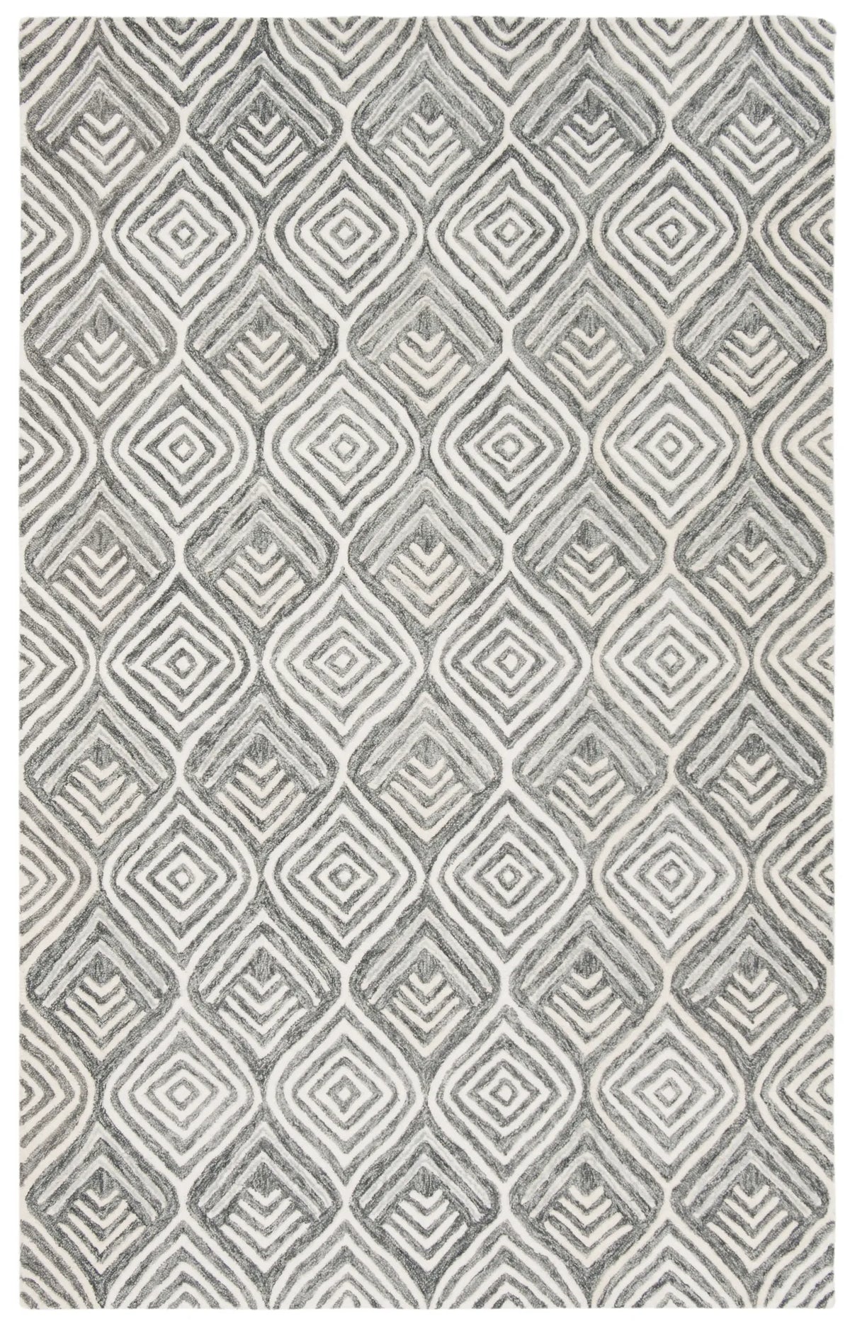 Safavieh Blossom 4'-0" x 6'-0" Rug in Ivory / Grey