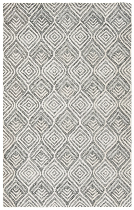 Safavieh Blossom 4'-0" x 6'-0" Rug in Ivory / Grey