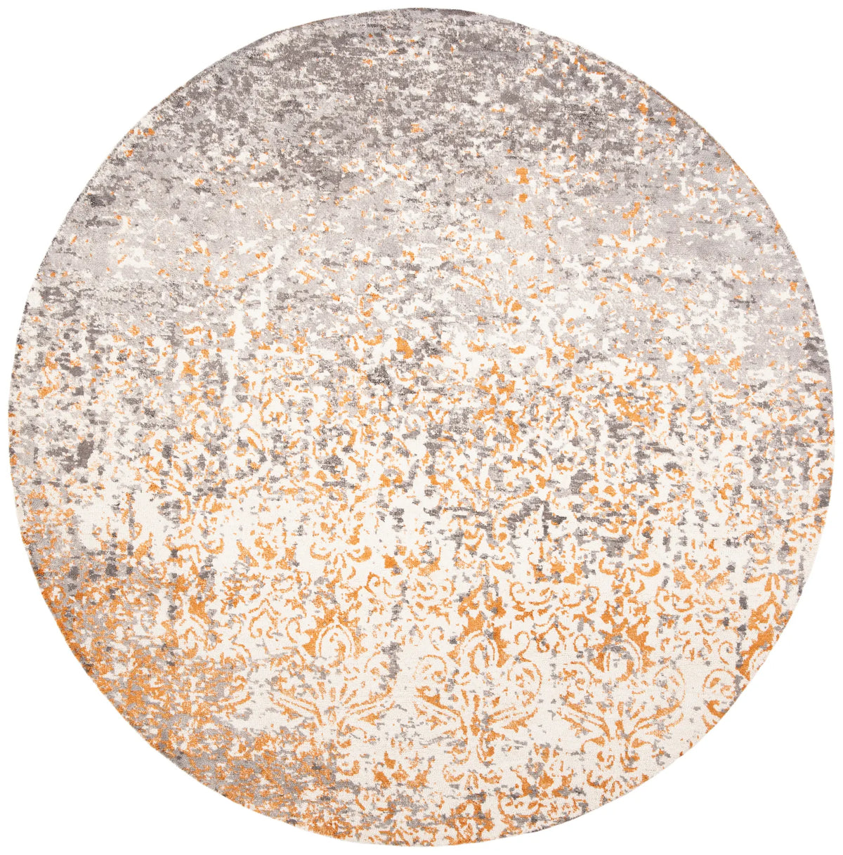 Safavieh Expression 6'-0" x 6'-0" Rug in Ivory / Rust