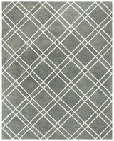 Safavieh Himalaya 10'-0" x 14'-0" Rug in Dark Grey / Ivory