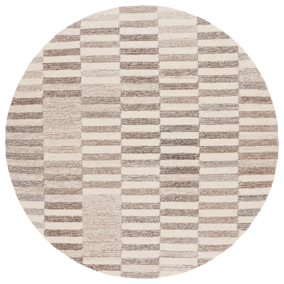 Safavieh Ebony 6'-0" x 6'-0" Rug in Beige / Ivory
