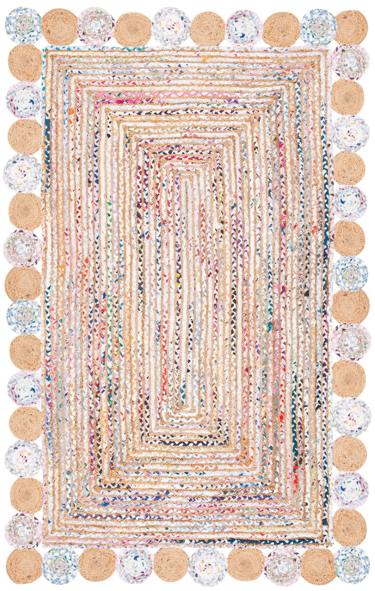 Safavieh Cape Cod 4'-0" x 6'-0" Rug in Beige / Multi