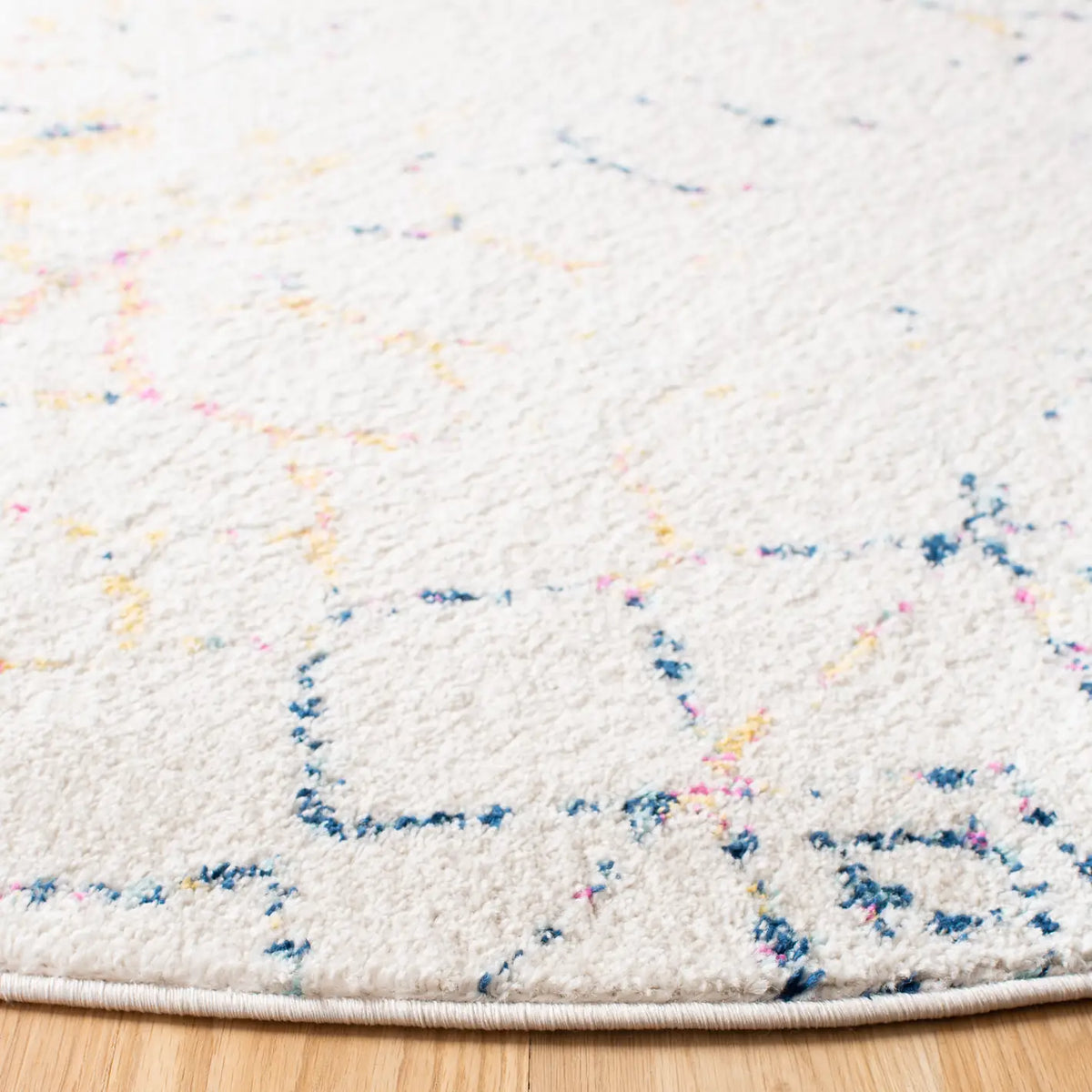 Safavieh Tulum 10'-0" x 10'-0" Rug in Ivory / Blue