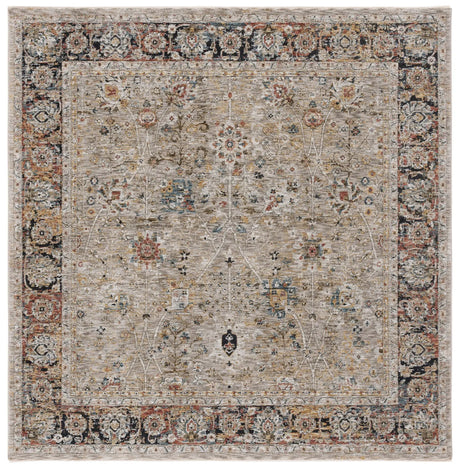 Safavieh Silverado 6'-4" x 6'-4" Rug in Beige / Rust