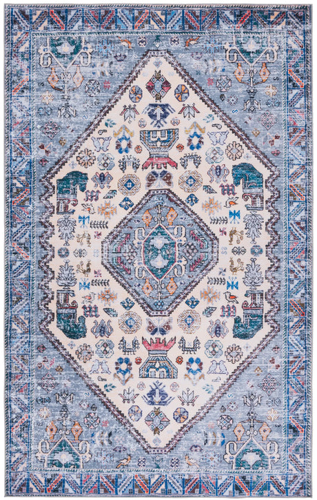 Safavieh Tucson 4'-0" x 6'-0" Rug in Beige / Grey