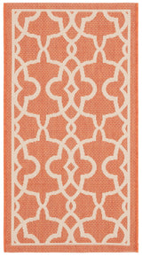 Safavieh Courtyard 2'-0" x 3'-7" Rug in Terracotta / Beige