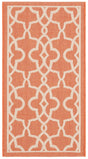 Safavieh Courtyard 2'-0" x 3'-7" Rug in Terracotta / Beige