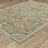 Oriental Weavers Sphinx Maeve MAE13 Blue Rugs - angle detail