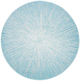 Safavieh Evoke 5'-3" x 5'-3" Rug in Aqua / Ivory