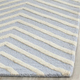 Safavieh Cambridge 2'-6" x 10'-0" Rug in Light Blue / Ivory