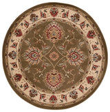 Safavieh Lyndhurst 5'-3" x 5'-3" Rug in Green / Ivory