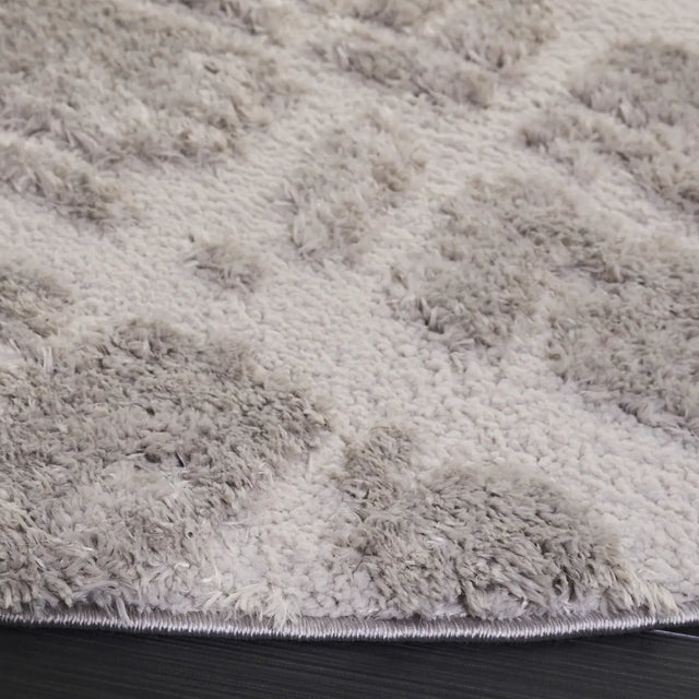 Safavieh Seattle Shag 900 6'-7" x 6'-7" Rug in Light Grey / Grey