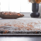 Safavieh Craft 4'-0" x 6'-0" Rug in Grey / Orange
