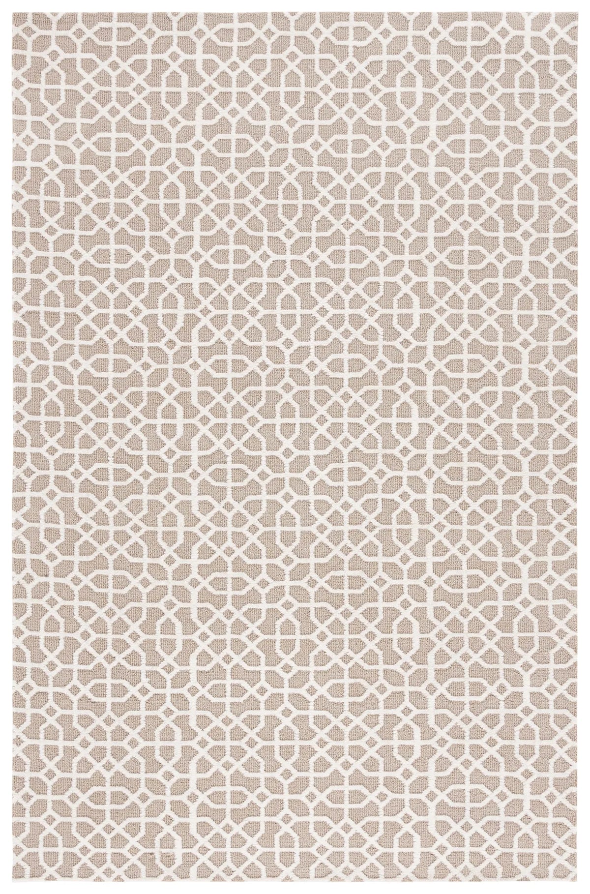 Safavieh Audrey 4'-0" x 6'-0" Rug in Taupe / Ivory