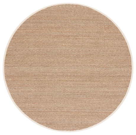 Safavieh Natural Fiber 6'-0" x 6'-0" Rug in Natural / Ivory