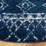 Safavieh Tulum 5'-0" x 5'-0" Rug in Navy / Ivory
