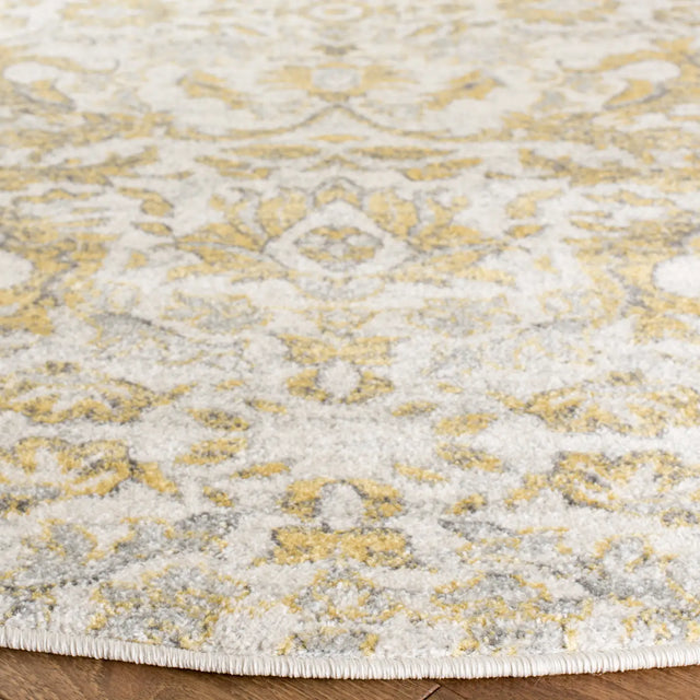 Safavieh Evoke 6'-7" x 6'-7" Rug in Ivory / Gold