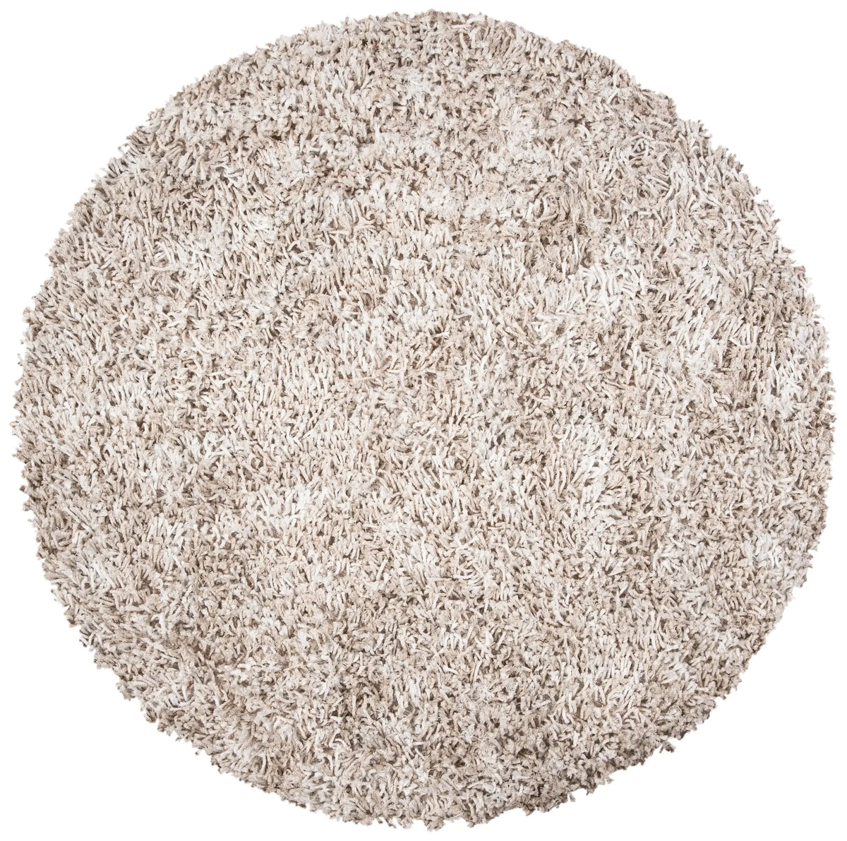 Safavieh Rio Shag 6'-0" x 6'-0" Rug in Beige / Ivory