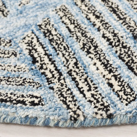 Safavieh Metro 6'-0" x 6'-0" Rug in Blue / Black