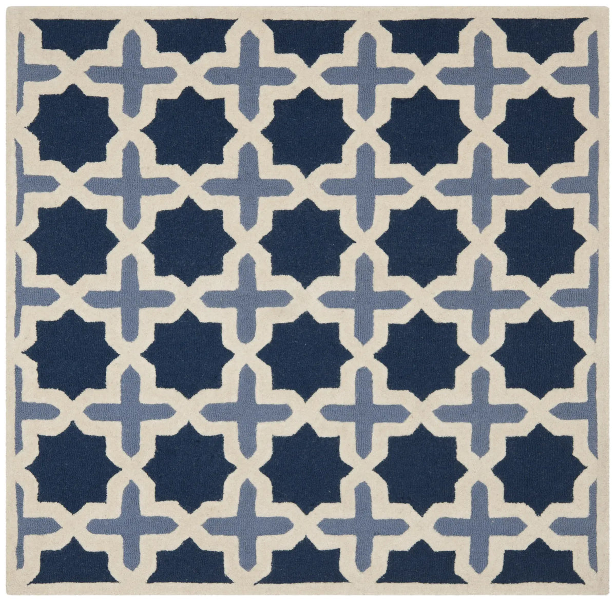 Safavieh Cambridge 6'-0" x 6'-0" Rug in Blue / Ivory