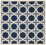 Safavieh Cambridge 6'-0" x 6'-0" Rug in Blue / Ivory
