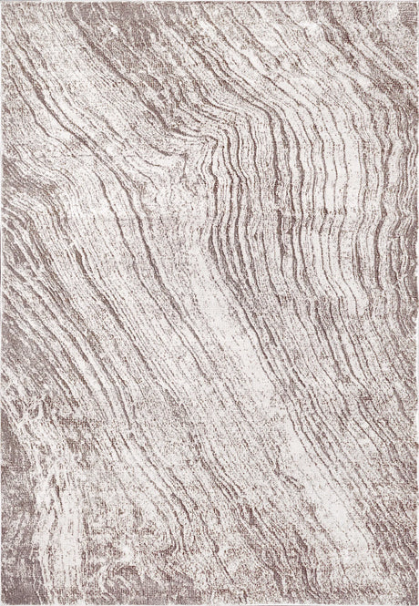 Dynamic Rugs Obsession 9537 Power Loomed Modern Cream/Taupe Rug - Rectangular