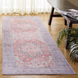 Safavieh Arizona 2'-6" x 8'-0" Rug in Rust / Blue