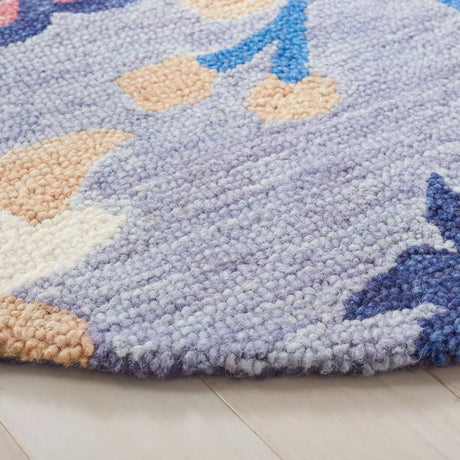 Safavieh Jardin 6'-0" x 6'-0" Rug in Blue / Ivory