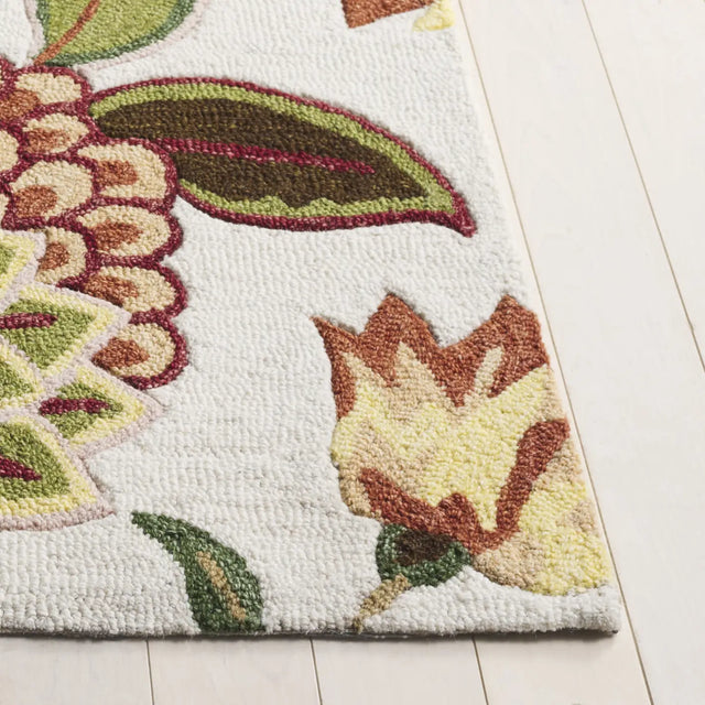 Safavieh Jardin 4'-0" x 6'-0" Rug in Ivory / Green