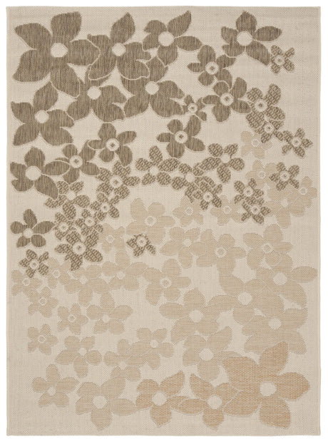 Safavieh Martha Stewart 4'-0" x 5'-7" Rug in Beige / Brown