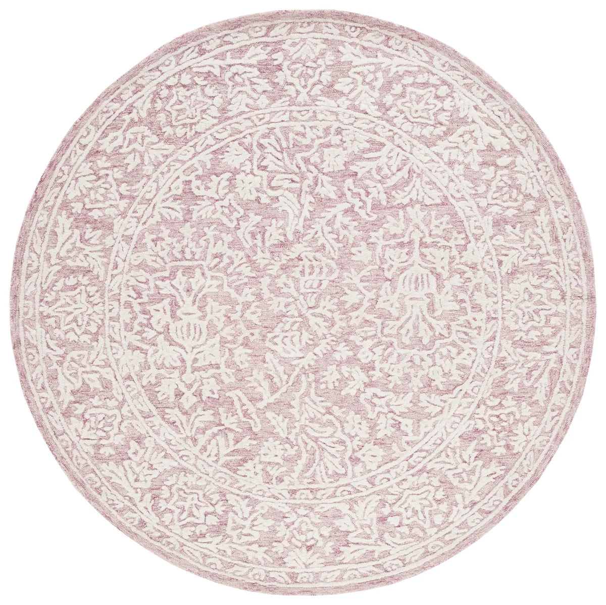 Safavieh Metro 6'-0" x 6'-0" Rug in Pink / Ivory