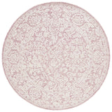 Safavieh Metro 6'-0" x 6'-0" Rug in Pink / Ivory