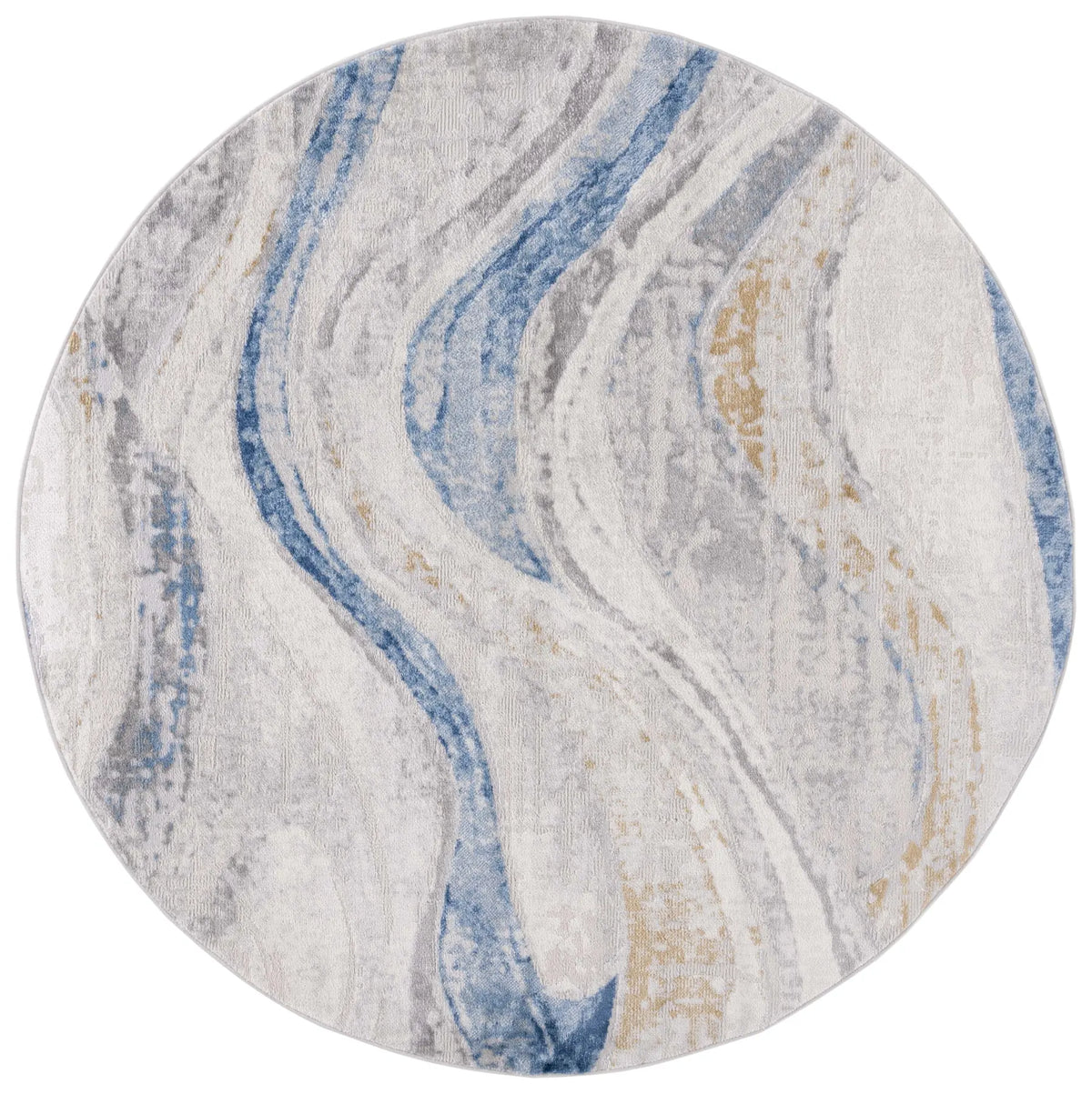 Safavieh Palma 6'-7" x 6'-7" Rug in Beige / Light Blue