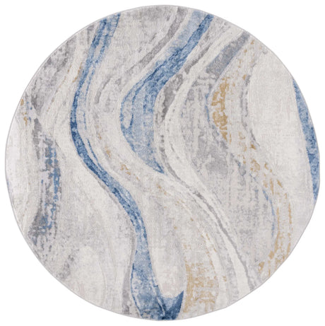 Safavieh Palma 6'-7" x 6'-7" Rug in Beige / Light Blue