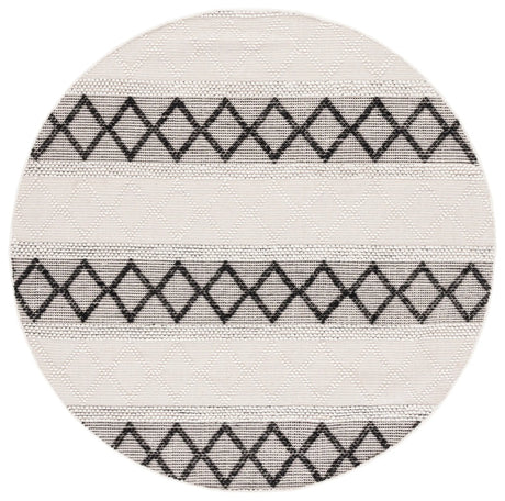 Safavieh Natura 6'-0" x 6'-0" Rug in Ivory / Black