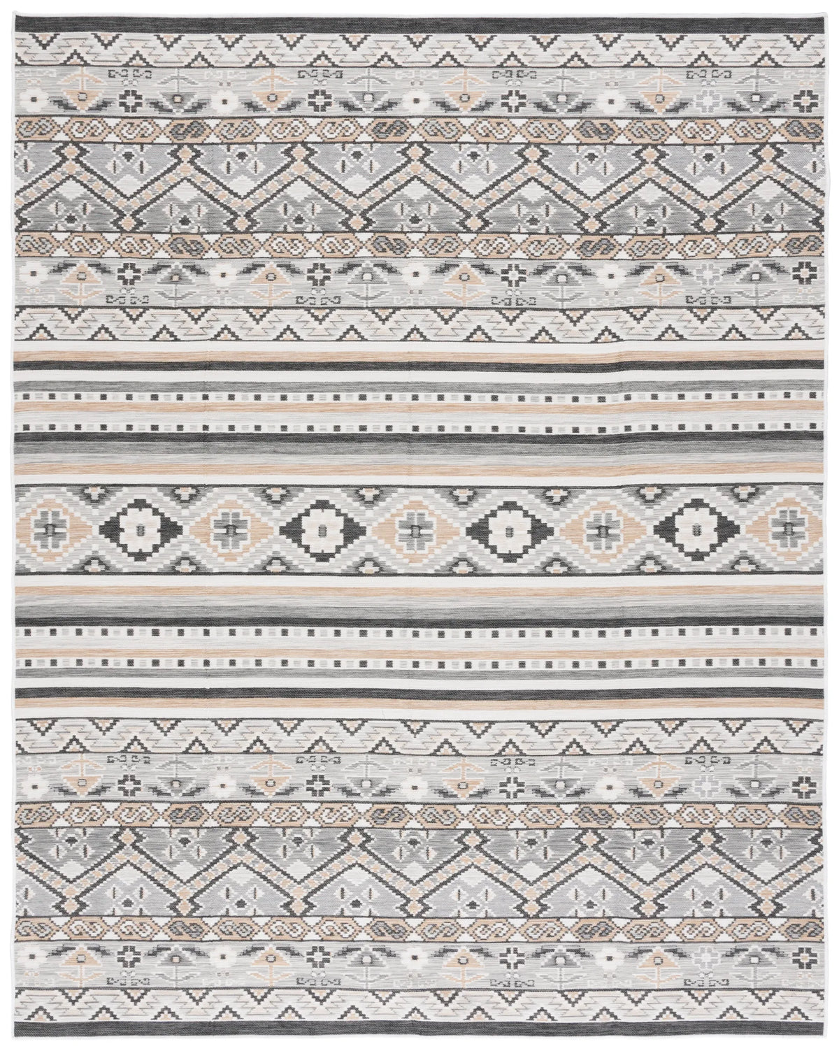 Safavieh Sunrise 8'-0" x 10'-0" Rug in Grey / Beige Black