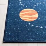 Safavieh Kids Playhouse 200 4'-4" x 6'-0" Rug in Navy / Gold
