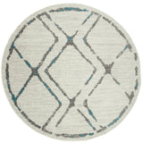 Safavieh Skyler 6'-7" x 6'-7" Rug in Ivory / Blue