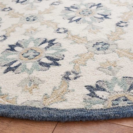 Safavieh Martha Stewart 6'-0" x 6'-0" Rug in Ivory / Blue