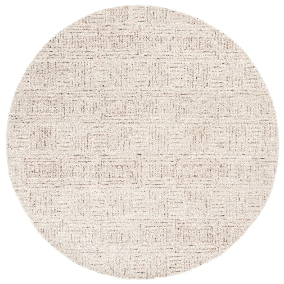 Safavieh Ebony 6'-0" x 6'-0" Rug in Ivory / Brown