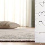 Safavieh Oushak 6'-0" x 9'-0" Rug in Silver / Grey