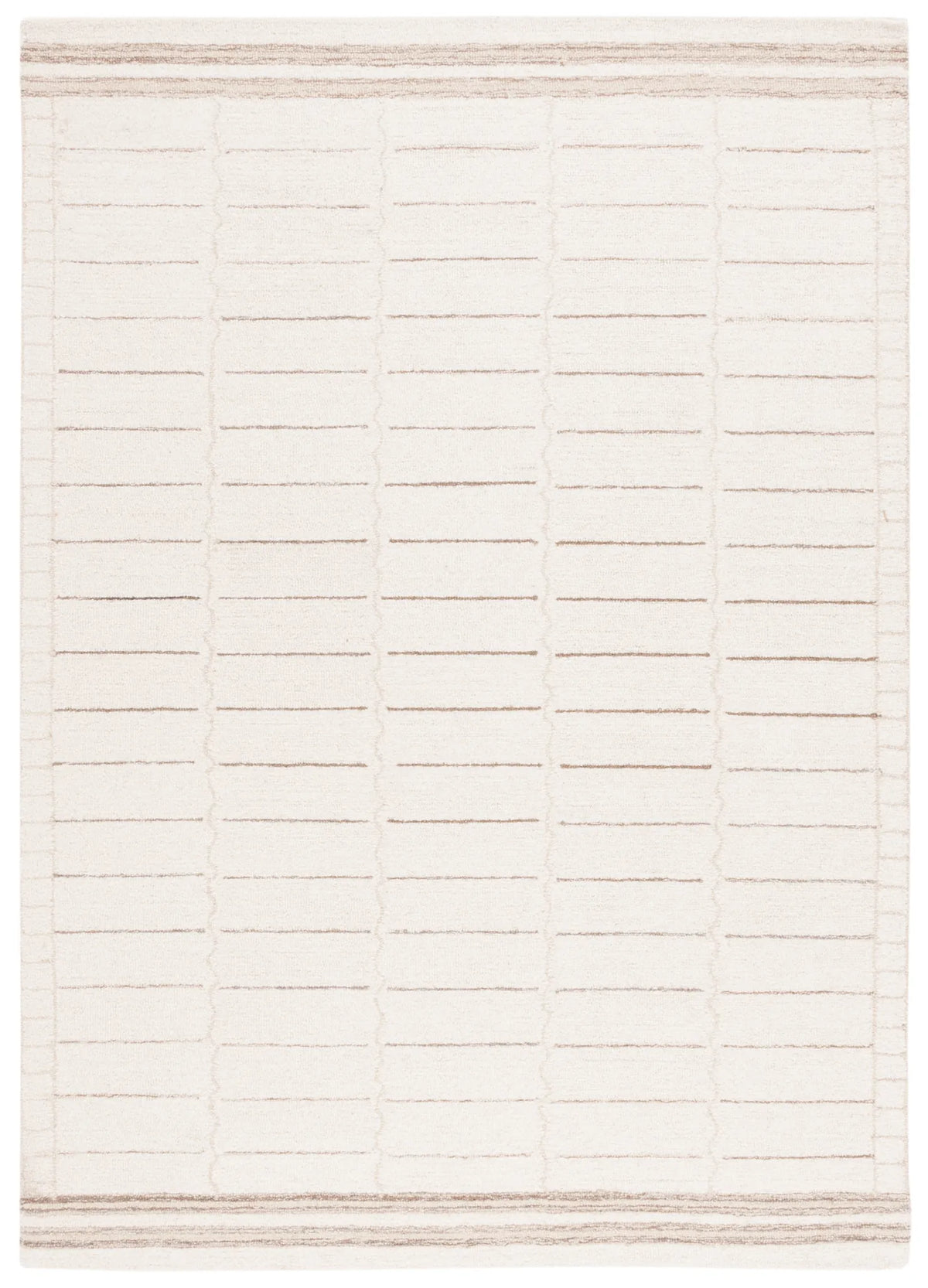 Safavieh Metro 4'-0" x 6'-0" Rug in Ivory / Brown