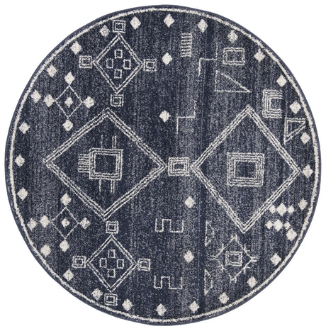 Safavieh Adirondack 6'-0" x 6'-0" Rug in Navy / Silver