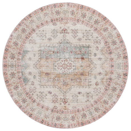 Safavieh Arizona 6'-0" x 6'-0" Rug in Olive / Red