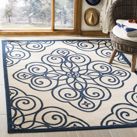 Safavieh Martha Stewart 4'-0" x 5'-7" Rug in Mariner