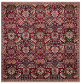 Safavieh Herat 300 6'-7" x 6'-7" Rug in Rust / Ivory