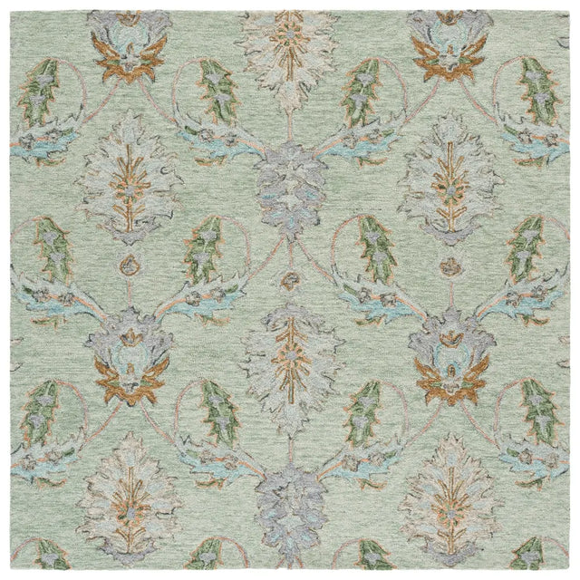 Safavieh Jardin 6'-0" x 6'-0" Rug in Sage / Green